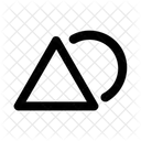 Sobreposicao Desenho Triangulo Ícone