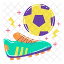 Soccer Shoe Ball Icon
