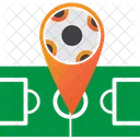 Soccer Ball Location Field  Icon