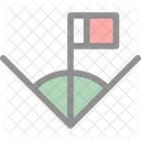 Soccer corner  Icon