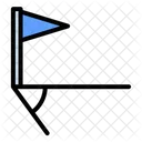 Soccer Football Corner Field Icon