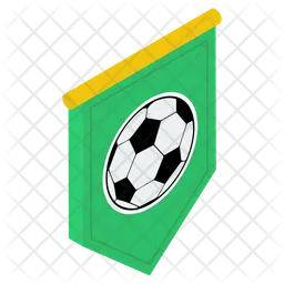 Soccer Flag  Icon