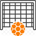 Soccer Goal Goalkeeper Ball Icon