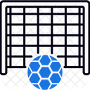 Soccer Goal Goalkeeper Ball Icon