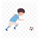 Soccer Boy Playing Icon