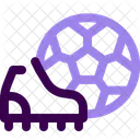 Soccer Ball Shoes Icon