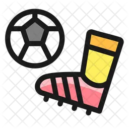 Soccer Kick Ball  Icon