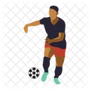 Soccer Player Pose  Icon