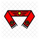 Soccer Scraft Soccer Scarf Warm Icon