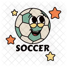 Soccer sticker  Icon