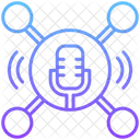 Social Social Network Microphone Icon