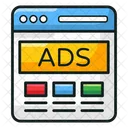 Social Ads Online Ads Website Ads Icon