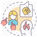 Social and emotional bullying  Icon