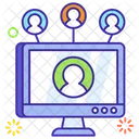 Social Communication Social Contacts Social Network Icon