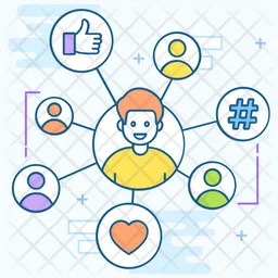 Social Connection  Icon