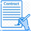 Social Contract Agreement Social Settlement Icon