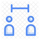Social Distancing Coronavirus People Icon