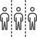 Social Distancing  Icon