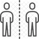 Social Distancing  Icon
