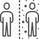 Social Distancing  Icon