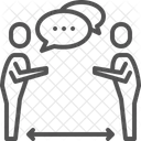 Social Distancing  Icon