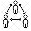 Social Distancing  Icon