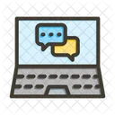Engagement Social Network Chat Icon