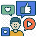 Social Engagement  Icon