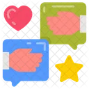 Social Engagement Online Connection Interaction Icon