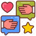 Social Engagement Online Connection Interaction Icon