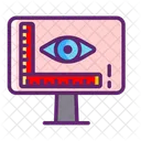 Social Eye Analytics Icon