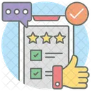 Social Media Thumbs Up Testimonials Icon
