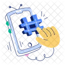 Social Tag Social Hashtag Media Hashtag Icon