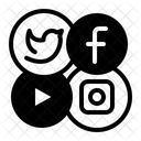 Media Network Communication Icon