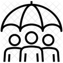 Esg Social Umbrella Icon