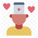 Social Media Addict Icon