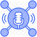 Social Social Network Microphone Icon