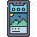 Redes Sociales Medios De Comunicacion Alimentacion Icono