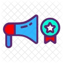 Social Marketing Badge  Icon