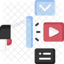 Social Marketing  Icon