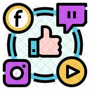 Thumbs Up Advertising Facebook Icon