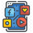 Social Media Smartphone Application Icon
