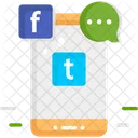 Social Media Mobile Twitter Icon