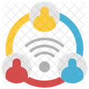 Social Media Network Connection Icon
