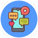 Social Media Message Chat Icon