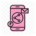 Social Media Digital Marketing Phone Marketing Icon