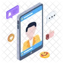 Social Media Account  Icon