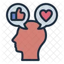 Social Media Addiction Psychology Icon