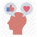 Social Media Addiction Psychology Icon