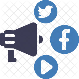 Social Media Advertisement  Icon